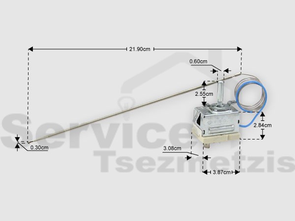 Gallery image 1 of ΓΝΗΣΙΟΣ ΘΕΡΜΟΣΤΑΤHΣ ΚΟΥΖΙΝΑΣ AEG ZANUSSI 140185484015