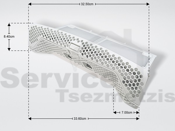 Gallery image 2 of ΦΙΛΤΡΟ ΠΟΡΤΑΣ ΧΝΟΥΔΙΩΝ  ΣΤΕΓΝΩΤΗΡΙΟΥ AEG ZANUSSI 8074539019