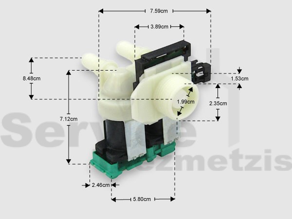 Gallery image 1 of ΓΝΗΣΙΑ ΒΑΛΒΙΔΑ ΠΛΥΝΤΗΡΙΟΥ ΔΙΠΛΗ SIEMENS ME MEΤΡΗΤΗ ΡΟΗΣ 606001