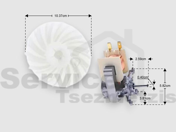 Gallery image 1 of ΓΝΗΣΙΟ ΜΟΤΕΡ ΚΟΥΖΙΝΑΣ 23V 8.5W SIEMENS 654131