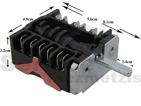 Gallery image 1 of ΔΙΑΚΟΠΤΗΣ ΕΣΤΙΩΝ 7 ΘΕΣΕΩΝ WHIRLPOOL 482000022580