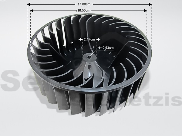 Gallery image 1 of ΦΤΕΡΩΤΗ ΜΟΤΕΡ ΣΤΕΓΝΩΤΗΡΙΟΥ WHIRLPOOL C00738545