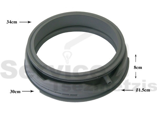 Gallery image 1 of ΛΑΣΤΙΧΟ ΠΟΡΤΑΣ ΠΛΥΝΤΗΡΙΟY ΡΟΥΧΩΝ SIEMENS BOSCH CONSTRUCTA 289500