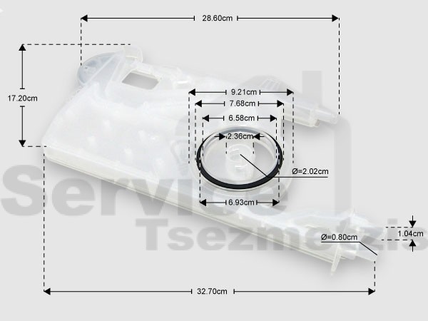 Gallery image 1 of ΓΝΗΣΙΟ ΔΟΧΕΙΟ ΝΕΡΟΥ ΠΛΥΝΤΗΡΙΟΥ ΠΙΑΤΩΝ AEG ELECTROLUX 8581170481874