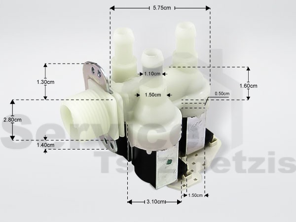 Gallery image 2 of ΒΑΛΒΙΔΑ ΠΛΥΝΤΗΡΙΟΥ ΡΟΥΧΩΝ MIELE IIΙ ΓΩΝΙΑ 01678013