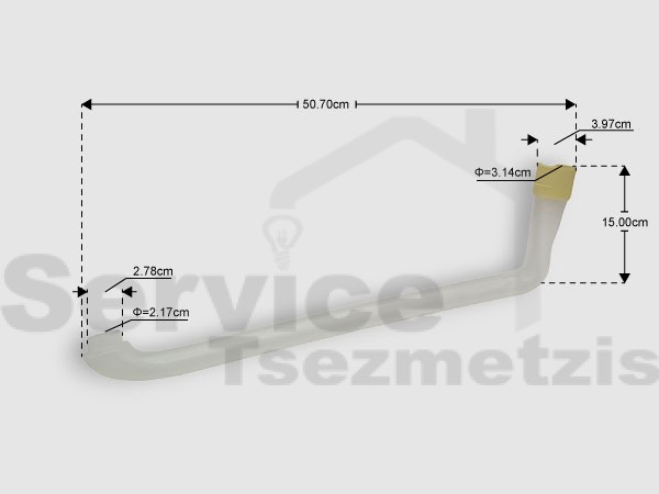 Gallery image 1 of ΓΝΗΣΙΟΣ ΣΩΛΗΝΑΣ ΠΛΥΝΤΗΡΙΟΥ ΠΙΑΤΩΝ AEG ZANUSSI ELECTROLUX 1528120007