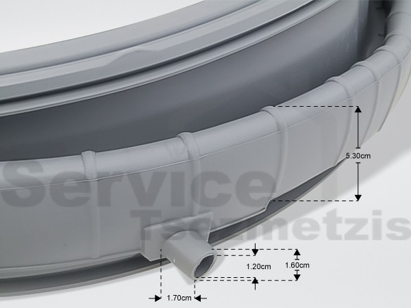 Gallery image 2 of ΛΑΣΤΙΧΟ ΠΟΡΤΑΣ ΠΛΥΝΤΗΡΙΟΥ ΡΟΥΧΩΝ LG MDS47123618