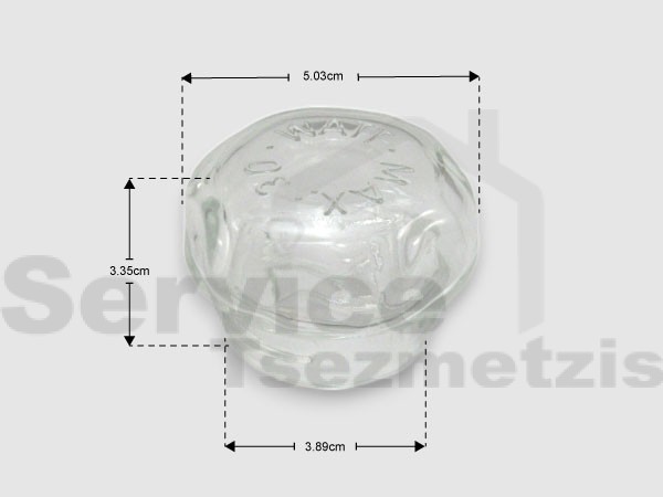 Gallery image 1 of ΓΝΗΣΙΟ ΚΑΛΥΜΜΑ ΛΑΜΠΑΣ ΦΟΥΡΝΟΥ ΚΟΥΖΙΝΑΣ WHIRLPOOL BAUKNECHT 481245028007