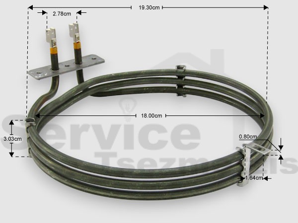 Gallery image 1 of ΑΝΤΙΣΤΑΣΗ ΚΟΥΖΙΝΑΣ ΑΕΡΟΘΕΡΜΗ SMEG SIEMENS 2000W 806890807