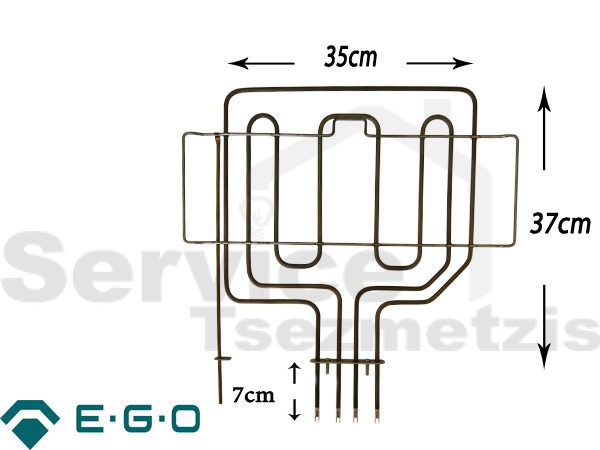 Gallery image 1 of ΑΝΤΙΣΤΑΣΗ ΚΟΥΖΙΝΑΣ AΝΩ MEΡΟΣ - ΓΚΡΙΛ PITSOS FLAMA 2800W MAKΡΙΑ
