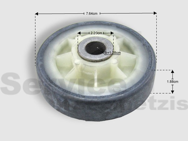 Gallery image 1 of ΤΡΟΧΑΛΙΑ ΣΤΕΓΝΩΤΗΡΙΟΥ WHIRLPOOL 481201229685