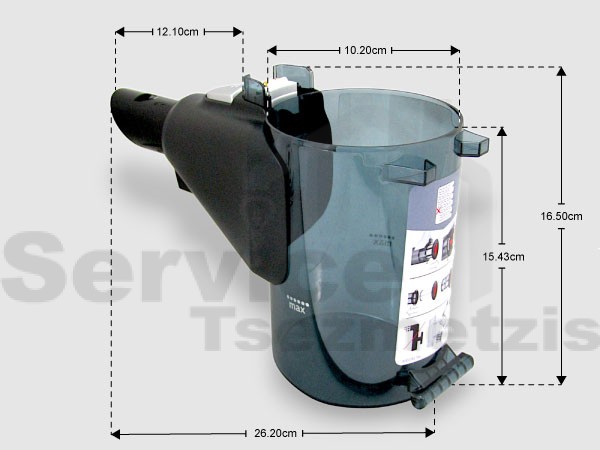 Gallery image 1 of ΓΝΗΣΙΟ ΔΟΧΕΙΟ ΣΚΟΝΗΣ ΣΚΟΥΠΑΣ UNLIMITED SERIE 8 BOSCH 12037880