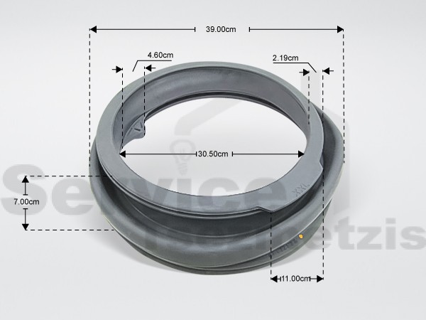 Gallery image 1 of ΛΑΣΤΙΧΟ ΠΟΡΤΑΣ ΠΛΥΝΤΗΡΙΟΥ ΡΟΥΧΩΝ  AEG ZANUSSI 140028468035