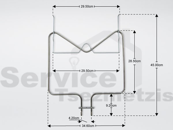 Gallery image 1 of ΑΝΤΙΣΤΑΣΗ ΚΟΥΖΙΝΑΣ ΚΑΤΩ ΜΕΡΟΣ WHIRLPOOL 230V 1150W 481010375734