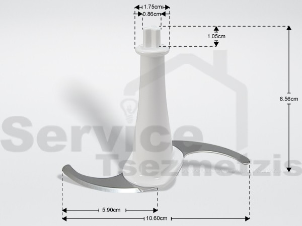 Gallery image 1 of ΜΑΧΑΙΡΙ ΚΟΥΖΙΝΟΜΗΧΑΝΗΣ KENWOOD KW712997