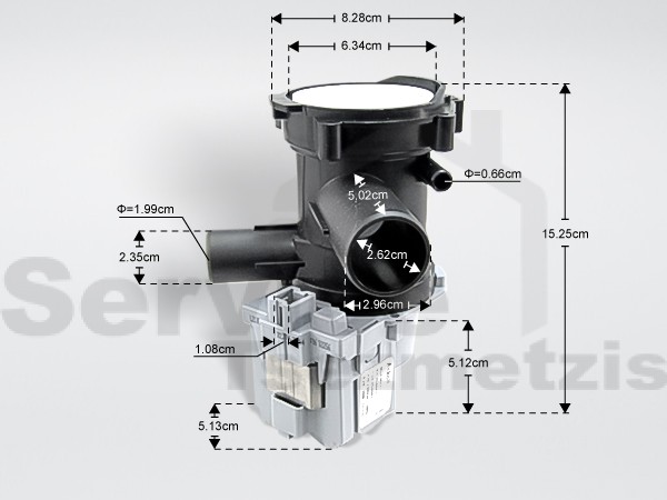 Gallery image 1 of ΑΝΤΛΙΑ ΠΛΥΝΤΗΡΙΟΥ ΡΟΥΧΩΝ SIEMENS BOSCH 00141896