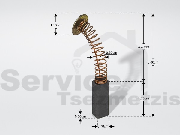 Gallery image 1 of ΚΑΡΒΟΥΝΑΚΙ ΜΙΞΕΡ KENWOOD 7X5.2X18MM KW602834