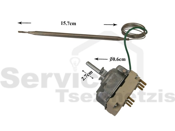 Gallery image 1 of ΘΕΡΜOΣΤΑΤΗΣ ΤΡΙΦΑΣΙΚΟΣ 50-286°C 6 ΕΠΑΦΩΝ 5534052220