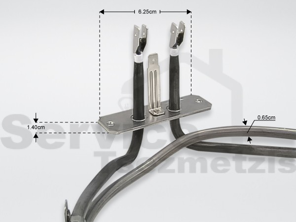 Gallery image 2 of ΑΝΤΙΣΤΑΣΗ ΚΟΥΖΙΝΑΣ ARISTON INDESIT ΑΕΡΟΘΕΡΜΗ C00138834 1600W OR