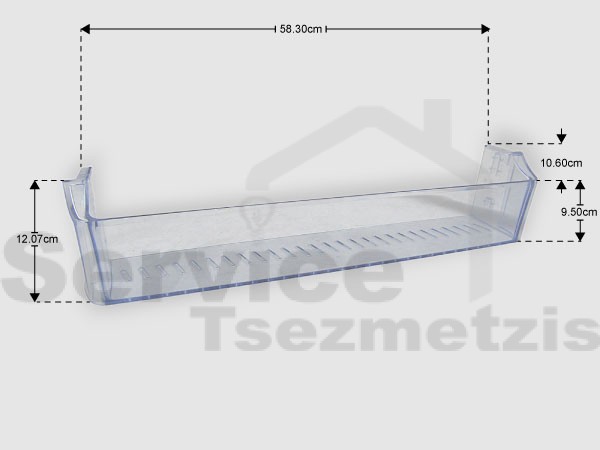 Gallery image 1 of ΓΝΗΣΙΟ ΡΑΦΙ ΦΙΑΛΩΝ ΠΟΡΤΑΣ ΣΥΝΤΗΡΗΣΗΣ ELECTROLUX  ZANUSSI 4055359311