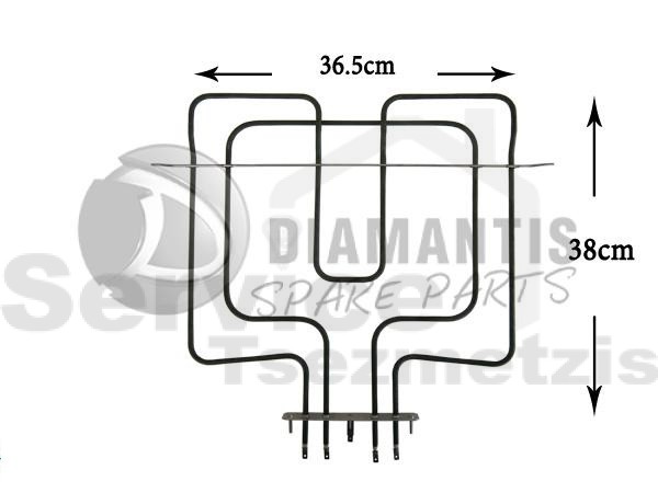 Gallery image 1 of ΑΝΤΙΣΤΑΣΗ ΚΟΥΖΙΝΑΣ ΑΝΩ ΜΕΡΟΣ-ΓΚΡΙΛ WHIRLPOOL 900+1600W 481225998466