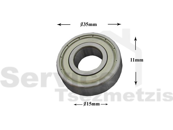 Gallery image 1 of ΡΟΥΛΕΜΑΝ ΠΛΥΝΤΗΡΙΟY ΡΟΥΧΩΝ 6202 ZZ NSK 15x35x11