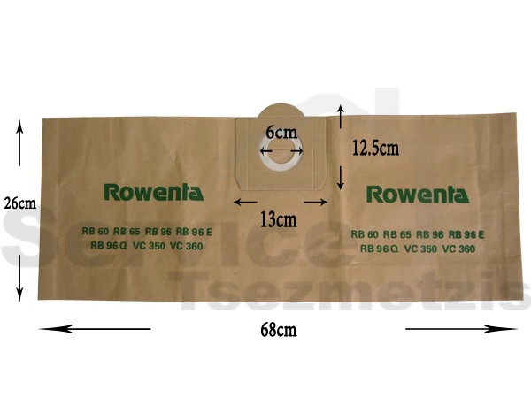Gallery image 1 of ΣΑΚΟΥΛΑ ΣΚΟΥΠΑΣ ROWENTA ΒΑΡΕΛΑΚΙ ZR80 SET 5 ΤΕΜ