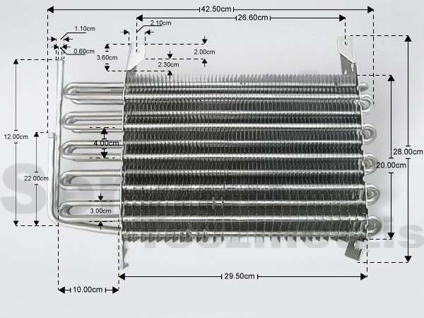 Gallery image 1 of ΣΤΟΙΧΕΙΟ EVAPORATOR ΚΑΤΑΨΥΞΗΣ ΨΥΓΕΙΟΥ WHIRLPOOL 481951138642