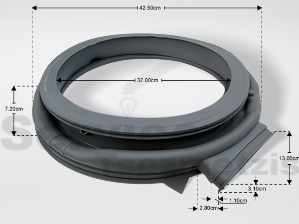 Gallery image 1 of ΛΑΣΤΙΧΟ ΠΟΡΤΑΣ ΣΤΕΓΝΩΤΗΡΙΟΥ MIDEA DELONGHI MORRIS TD100-1618WMIDG-3047