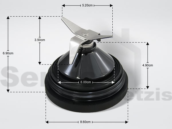 Gallery image 1 of ΜΑΧΑΙΡΙ ΚΑΝΑΤΑΣ ΜΠΛΕΝΤΕΡ KENWOOD KW690374