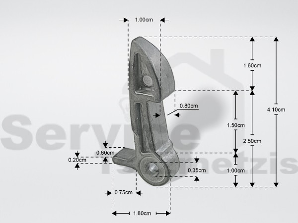 Gallery image 1 of ΑΓΚΙΣΤΡΟ ΚΛΕΙΣΤΡΟΥ ΠΛΥΝΤΗΡΙΟΥ ΡΟΥΧΩΝ PHILCO PWM 542