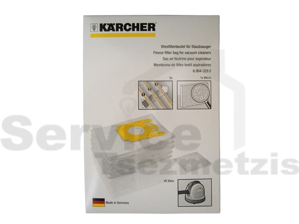 Gallery image 1 of ΣΑΚΟΥΛΑ ΣΚΟΥΠΑΣ KARCHER SET 5 ΤΕΜ 6.904-329.0