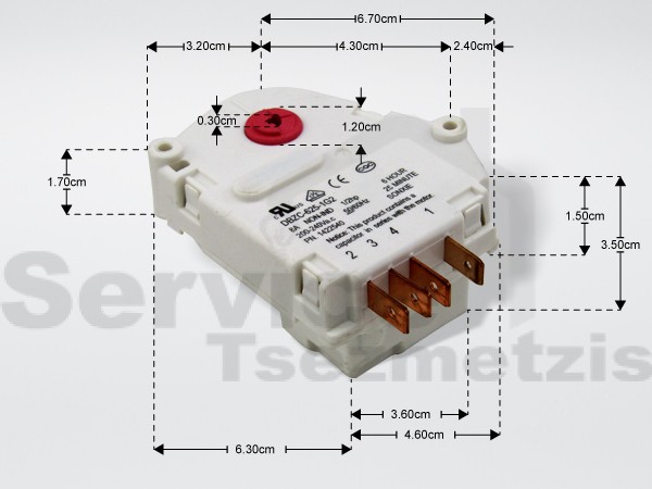 Gallery image 1 of ΧΡΟΝ/ΠΤΗΣ ΨΥΓΕΙΟY WHIRLPOOL 482000010765