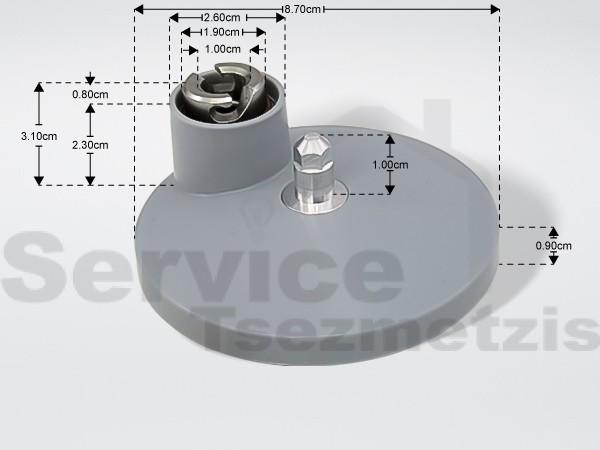 Gallery image 1 of ΒΑΣΗ ΑΝΑΔΕΥΤΗΡΩΝ ΜΕ ΓΡΑΝΑΖΙ ΜΙΞΕΡ KENWOOD KW715534