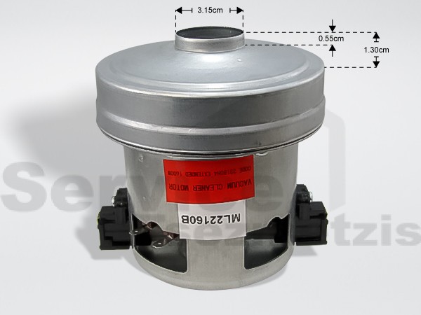 Gallery image 2 of ΜΟΤΕΡ ΣΚΟΥΠΑΣ Γ.Χ.1600W 230V  Φ106ΜΜ