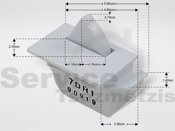 Gallery image 1 of ΔΚΙΑΚΟΠΤΗΣ ΨΥΓΕΙΟΥ 4  ΕΠΑΦΩΝ SIEMENS BOSCH 00611397
