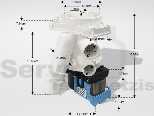 Gallery image 1 of ΑΝΤΛΙΑ ΠΛΥΝΤΗΡΙΟΥ ΡΟΥΧΩΝ CANDY 91209585 60HZ