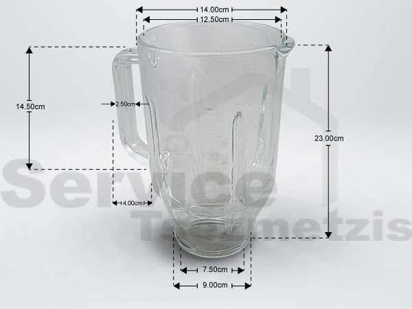 Gallery image 1 of ΚΑΝΑΤΑ ΜΠΛΕΝΤΕΡ ΓΥΑΛΙΝΗ BRAUN 7322310584