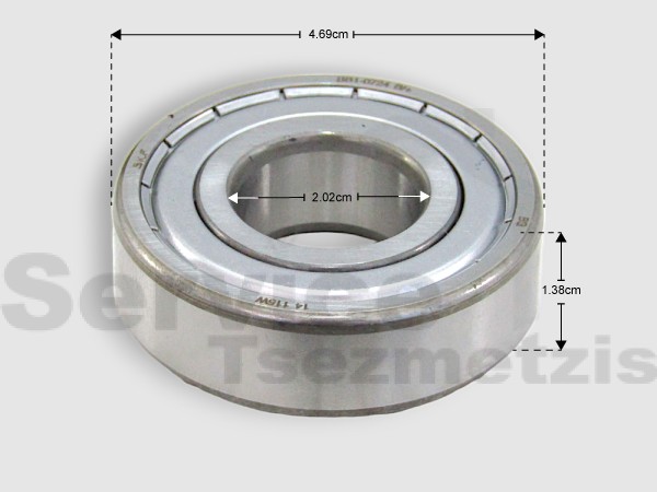 Gallery image 1 of ΡΟΥΛΕΜΑΝ ΠΛΥΝΤΗΡΙΟY ΡΟΥΧΩΝ 6204ZZ SKF 20x47x14