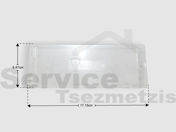 Gallery image 1 of ΚΑΛΥΜΜΑ ΛΑΜΠΑΣ ΑΠΟΡΟΦΗΤΗΡΑ ELICA 170X65MM