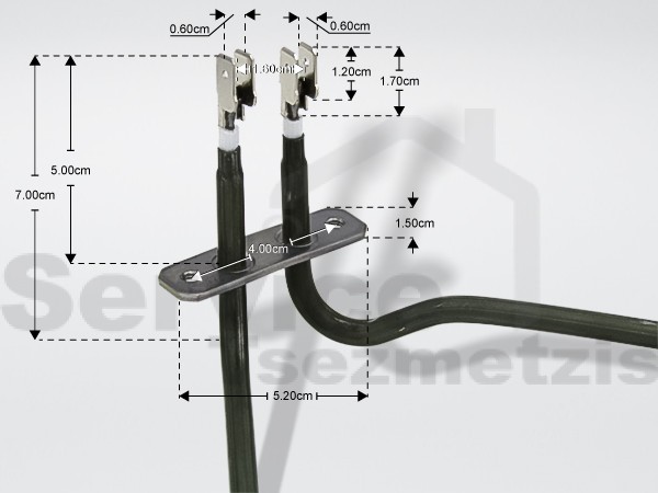 Gallery image 2 of ΑΝΤΙΣΤΑΣΗ ΚΟΥΖΙΝΑΣ ΑΕΡΟΘΕΡΜΗ 2100W SIEMENS BOSCH 00443340  00791579