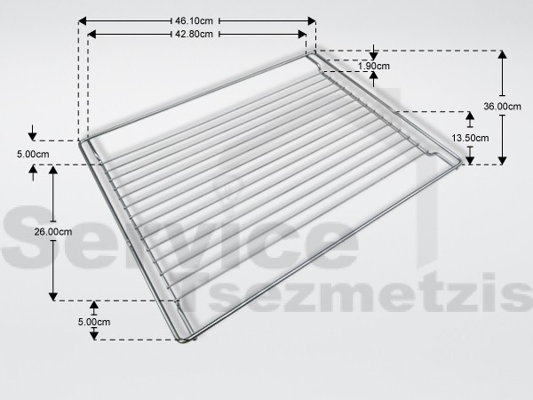 Gallery image 1 of ΣΧΑΡΑ ΚΟΥΖΙΝΑΣ BEKO 46x36CM 240440155