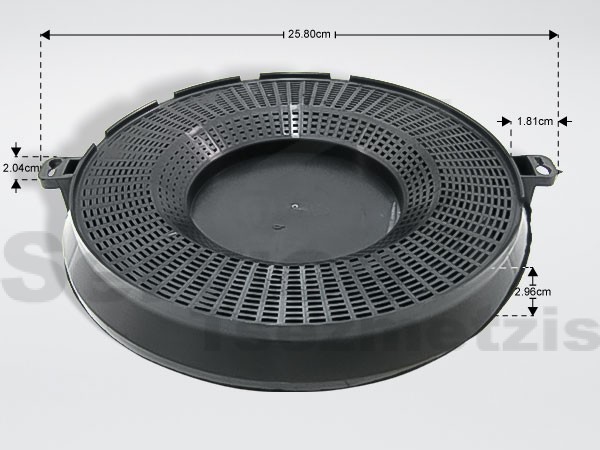 Gallery image 1 of ΦΙΛΤΡΟ ΑΠΟΡΡΟΦΗΤΗΡΑ ΑΝΘΡΑΚΑ WHIRLPOOL 482000095104