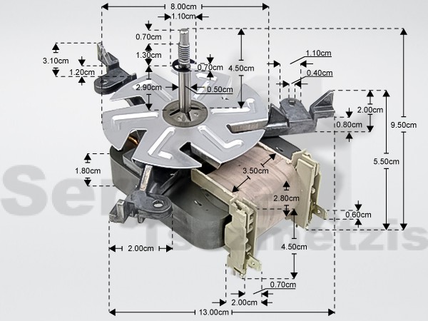 Gallery image 2 of ΜΟΤΕΡ ΑΝΕΜΙΣΤΗΡΑ ΚΟΥΖΙΝΑΣ BOSCH SIEMENS 00651461