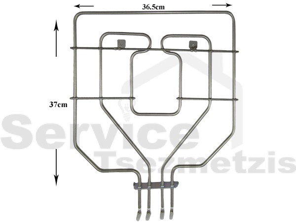Gallery image 1 of ΑΝΤΙΣΤΑΣΗ ΚΟΥΖΙΝΑΣ ΑΝΩ SIEMENS KANETA 1300+1500W 00684722