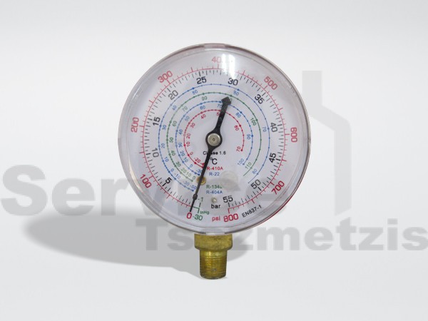 Gallery image 2 of ΜΑΝΟΜΕΤΡΟ R12-R22-R502 YΨHΛΗΣ ΠΙΕΣΗΣ 70MM
