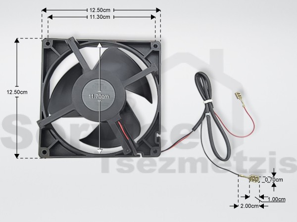 Gallery image 1 of ΑΝΕΜΙΣΤΗΡΑΣ ΨΥΓΕΙΟΥ ARISTON INDESIT 12V 0.13A