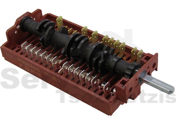 Gallery image 1 of ΔΙΑΚΟΠΤΗΣ ΕΠΙΛΟΓΗΣ ΦΟΥΡΝΟΥ BOSCH SIEMENS 13 ΘΕΣΕΩΝ 9+14 ΕΠΑΦΕΣ 00494147