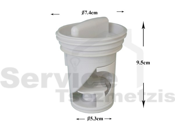 Gallery image 1 of ΦΙΛΤΡO ΠΛΥΝΤΗΡΙΟY ΡΟΥΧΩΝ WHIRLPOOL 481248058105