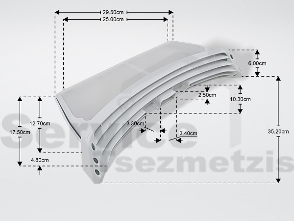 Gallery image 1 of ΦΙΛΤΡΟ ΧΝΟΥΔΙΩΝ ΠΟΡΤΑΣ ΣΤΕΓΝΩΤΗΡΙΟΥ BEKO 2972300100